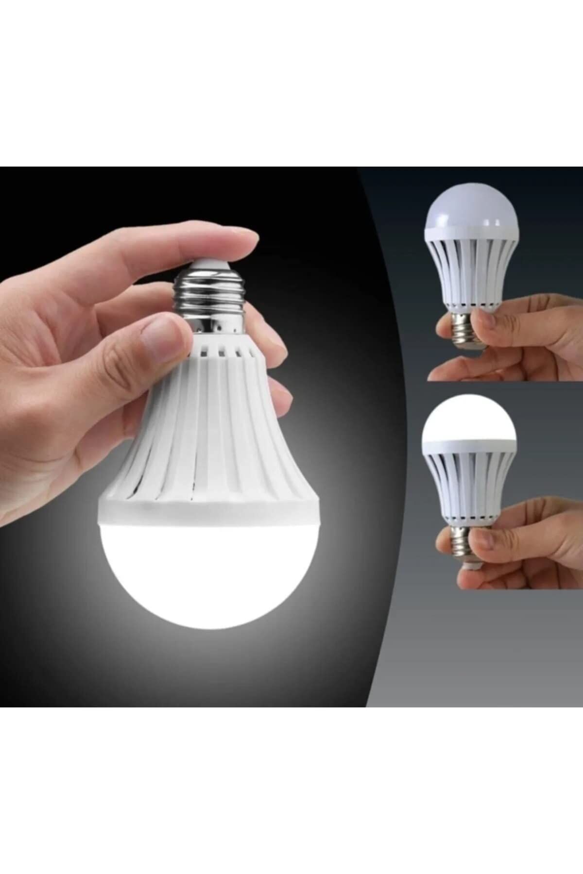 Cata CT-4229B 9W Şarjlı LED Ampul | Beyaz Işık