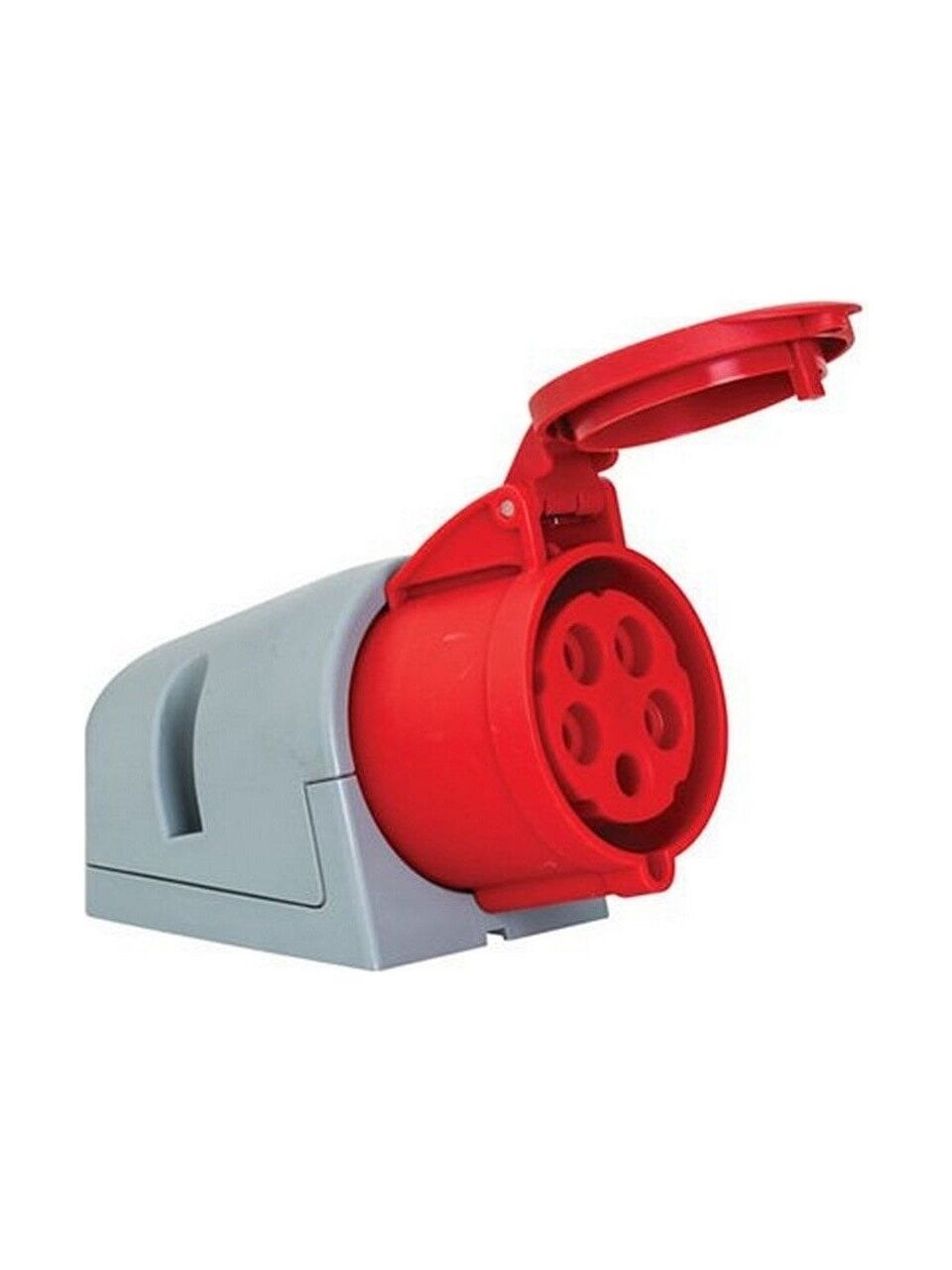 Mete Enerji 406616V 5 x 32A. IP44 Duv.prızı -Eğik Göv.lı- Vidalı Bağ